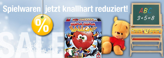 Spielwaren-Schnäppchen