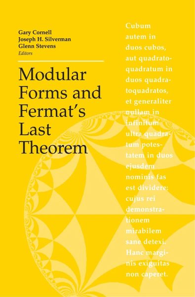 Modular Forms and Fermat's Last Theorem Gary Cornell, Joseph H. Silverman and Glenn Stevens