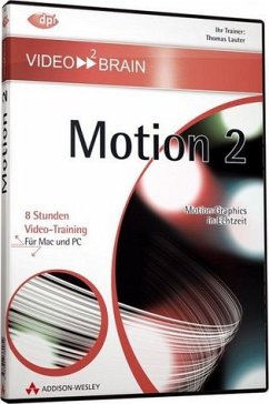 video2brain Markus Bledowski Pearson Education GmbH - Motion 2 - Video-Training - Am eigenen Bildschirm lernen wie im Kurs!: 6 Stunden Video-Training auf DVD