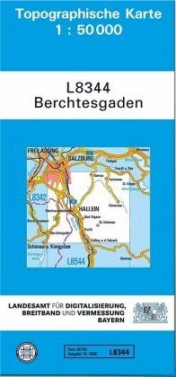 Topographische Karte Bayern Berchtesgaden - buecher.de