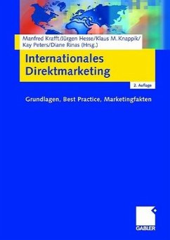Manfred Krafft Jrgen Hesse Klaus Knappik Kay Peters Diane Rinas - Internationales Direktmarketing: Grundlagen, Best Practice, Marketingfakten