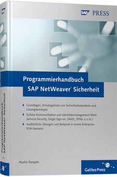 Martin Raepple - Programmierhandbuch SAP NetWeaver Sicherheit: Entwickeln Sie nicht nur ein Gespr fr die Sicherheit mit SAP NetWeaver