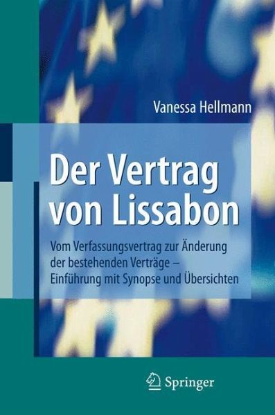 Der Vertrag Von Lissabon Von Vanessa Hellmann Fachbuch Bücherde