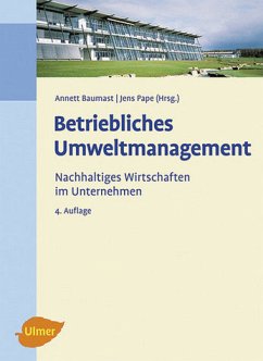 Annett Baumast Jens Pape - Betriebliches Umweltmanagement. Theoretische Grundlagen. Praxisbeispiele betriebliche Umweltmanagementsysteme betriebliche Umweltpolitik Umwelt-Audit Nachhaltigkeit kobilanzen ko-Effizienz-Analysen Umweltleistungsbewertung Umweltqualitt Annett Baumast Jens Pape betriebliche Umweltmanagementsysteme betriebliche Umweltpolitik Umwelt-Audit Nachhaltigkeit kobilanzen ko-Effizienz-Analysen Umweltleistungsbewertung Umweltqualitt Betriebliches Umwelt-Management Betriebliches Umweltmanagement ist heute zum festen Bestandteil einer zukunftsorientierten Unternehmensfhrung geworden. Dieses Buch verschafft Ihnen einen umfassenden berblick ber die relevanten Themen. Ausfhrlich vorgestellt werden die Module eines betrieblichen Umweltmanagementsystems wie die Organisation des betrieblichen Umweltmanagements, strategische Planungsinstrumente, formelle und inhaltliche Anforderungen an betriebliche Umweltpolitik, -ziele und -programme, Umwelt-Auditing, Nachhaltigkeitsberichterstattung und das Umwelt-Marketing. Die Mglichkeiten der Zertifizierung und Validierung werden ebenso behandelt wie die Darstellung entscheidungsuntersttzender Einzelinstrumente des Umwelt-Controlling. Hierzu gehren Stoff- und Energiebilanzierungen, kobilanzen, ko-Effizienz-Analysen, Systeme zur Umweltleistungsbewertung sowie die Umweltkostenrechnung. Ein Ausblick auf die Zukunft betrieblicher Umweltmanagementsysteme vor dem Hintergrund einer zunehmenden Prozessorientierung sind im abschliessenden Teil des Buches zu finden. Fallbeispiele zeigen Einsatzmglichkeiten der vorgestellten Instrumente, mit bungsfragen kann das erworbene Wissen getestet werden. 89 Abb., 25 Tab.