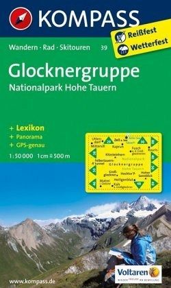 Kompass Karte Glocknergruppe, Nationalpark Hohe Tauern - Landkarten