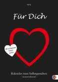 Für Dich Bastelkalender schwarz Für Dich Bastelkalender schwarz