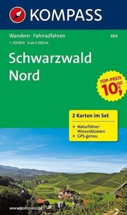 Kompass Karte Schwarzwald Nord, 2 Bl. - buecher.de