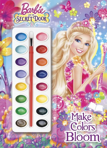 Barbie And The Secret Door Make Colors Bloom With Paint Brush And Paint