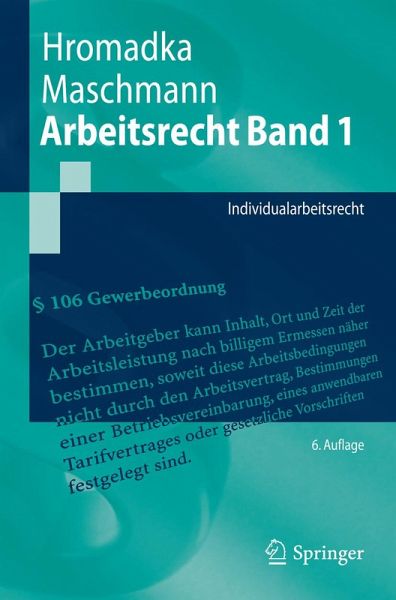 Arbeitsrecht Band 1 Ebook Pdf Von Wolfgang Hromadka Frank
