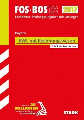 Fosbos 12 Bayern 2017 Bwl Mit Rechnungswesen Schulbücher