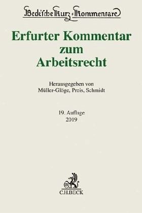 Erfurter Kommentar Zum Arbeitsrecht Fachbuch Bücherde