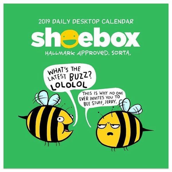 Shoebox 2019 Desk Calendar Kalender Portofrei Bestellen