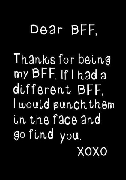 Dear Bff Thanks For Being My Bff Journal Beautifully Lined Pages Notebook Funny Birthday Present Gag Gift For Your Best Friend Girls Or Boys