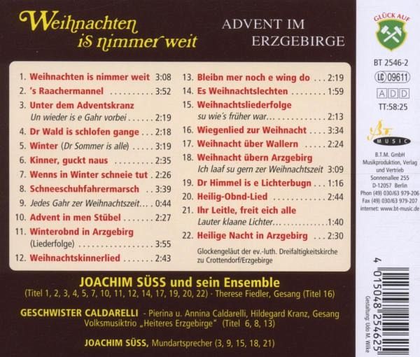 Geschwister Caldarelli / Hans Friedl - Weihnachtszeit Im Erzgebirge Geschwister Caldarelli / Hans Friedl - Weihnachtszeit Im Erzgebirge