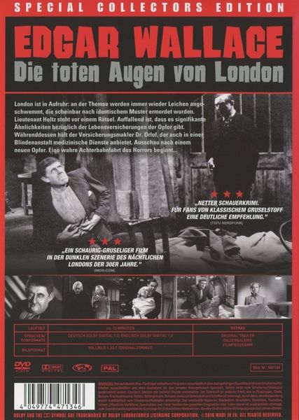 Die toten Augen von London  Film auf DVD  buecher.de