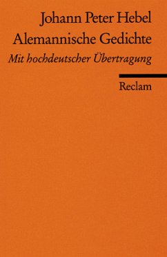 Alemannische Gedichte - Hebel, Johann Peter