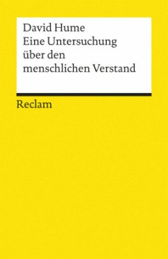 Eine Untersuchung über den menschlichen Verstand - Hume, David