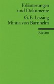 Erläuterungen und Dokumente zu Gotthold Ephraim Lessing: Minna von Barnhelm