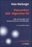 Klausurenkurs BGB - Allgemeiner Teil