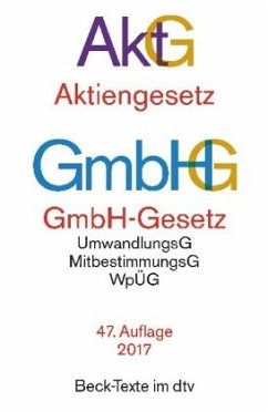 Cover Aktiengesetz (AktG), GmbH-Gesetz (GmbHG)