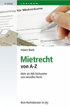 Mietrecht von A - Z - Blank, Hubert