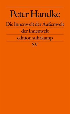 Die Innenwelt der Außenwelt der Innenwelt - Handke, Peter