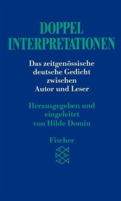 Doppelinterpretationen - Domin, Hilde (Hrsg.)