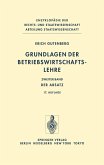 Grundlagen der Betriebswirtschaftslehre