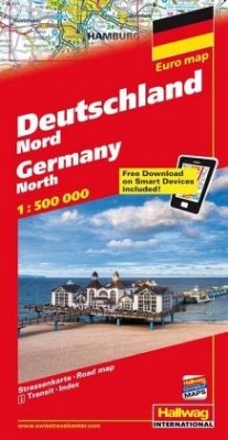 Deutschland Nord; Germany North; Allemagne du Nord; Germania del Nord/Hallwag Straßenkarten