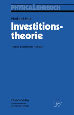 Investitionstheorie - Hax, Herbert