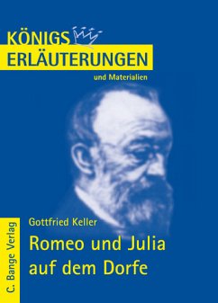 Cover Keller. Romeo und Julia auf dem Dorfe - Lektüre- und Interpretationshilfe
