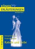 Königs Erläuterungen und Materialien, Bd.31, Kabale und Liebe