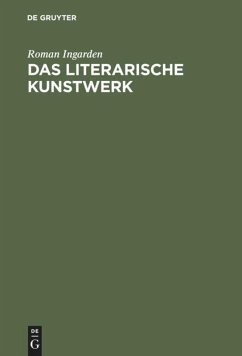 Das literarische Kunstwerk - Ingarden, Roman