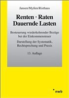 Cover Renten, Raten, Dauernde Lasten