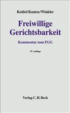 Freiwillige Gerichtsbarkeit - Kuntze, Joachim (Hrsg.)