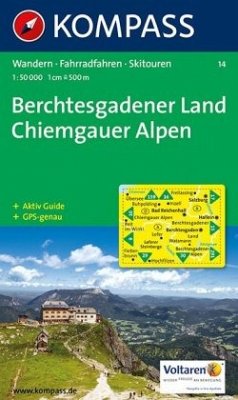 Kompass Karte Berchtesgadener Land, Chiemgauer Alpen