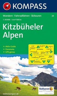 KOMPASS Wanderkarte Kitzbüheler Alpen