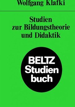 Studien zur Bildungstheorie - Klafki, Wolfgang