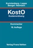 Kostenordnung (KostO), Kommentar