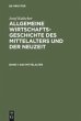 Allgemeine Wirtschaftsgeschichte des... - Bild 1