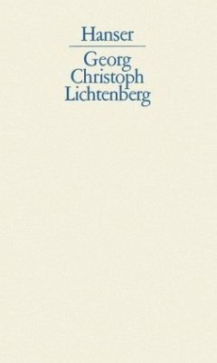 Sudelbücher / Schriften und Briefe, 4 Bde. u. 2 Kommentarbde. 1, Tl.2 - Lichtenberg, Georg Christoph