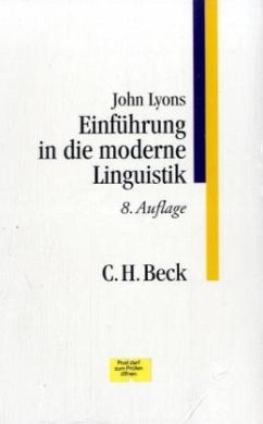 Einführung in die moderne Linguistik - Lyons, John