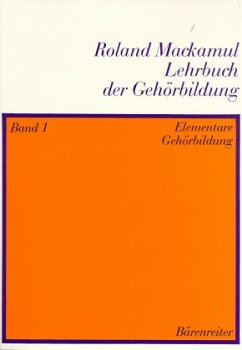 Cover Elementare Gehörbildung / Lehrbuch der Gehörbildung Bd.1