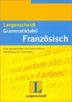 Cover Langenscheidt Grammatiktafeln Französisch
