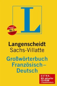 Langenscheidt 'Sachs-Villatte' Großwörterbuch, m. CD-ROM. 150.000 Stichwörter und Wendungen - Sachs, Karl / Villatte, Césaire