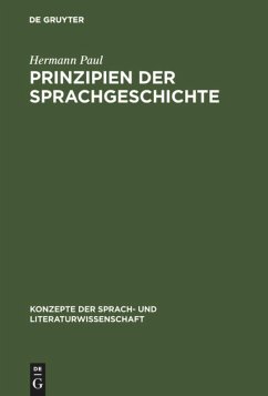 Prinzipien der Sprachgeschichte - Paul, Hermann