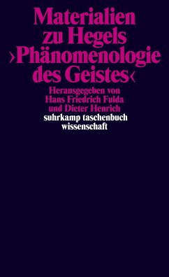 Materialien zu Hegels Phänomenologie des Geistes - Hegel, Georg Wilhelm Friedrich