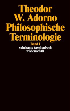 Philosophische Terminologie I - Adorno, Theodor W.