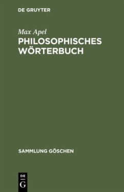 Philosophisches Wörterbuch - Apel, Max