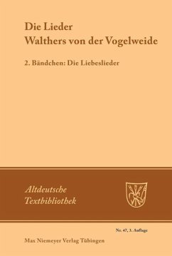 Die Lieder Walthers von der Vogelweide - Walther von der Vogelweide